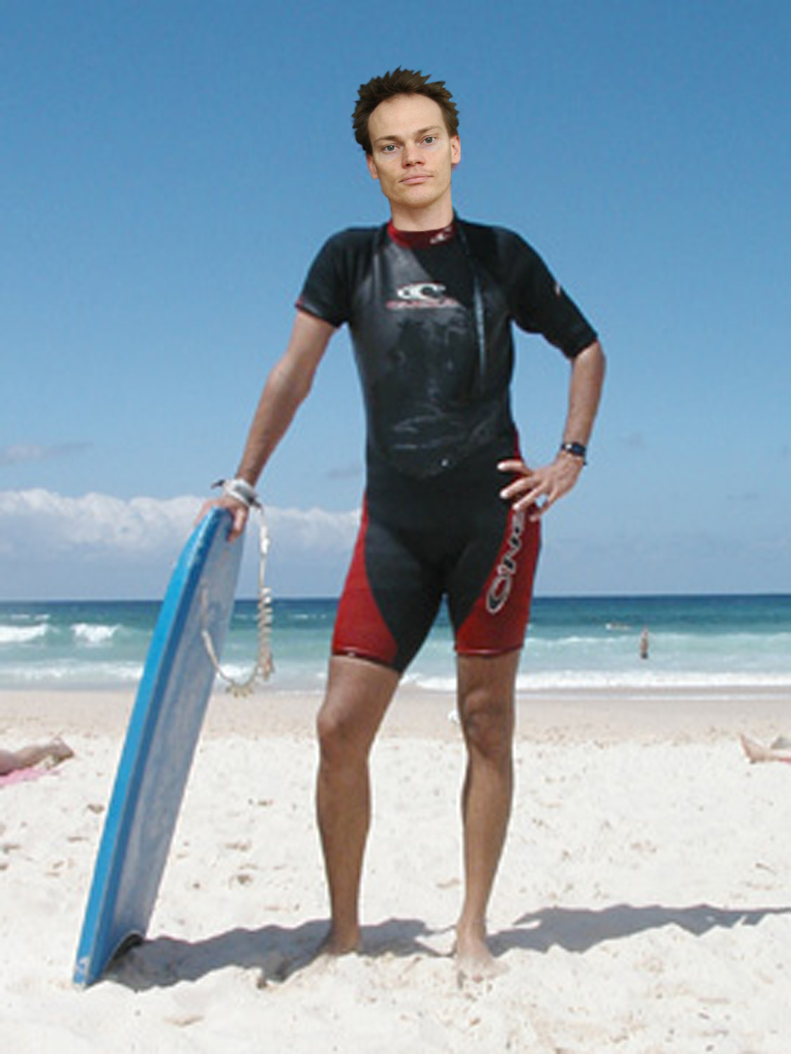 Brian à la plage